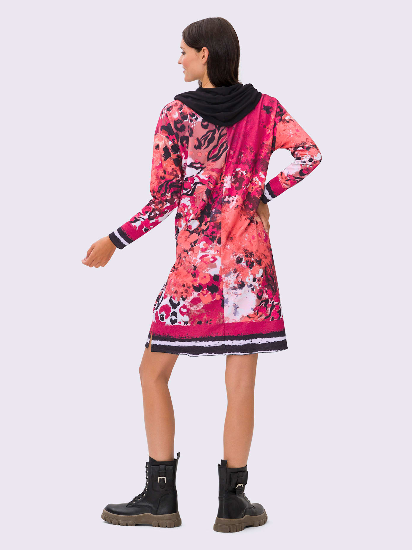 Robe en jersey motif original
