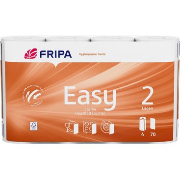 Fripa Rouleau d'essuie-tout Easy, 2 couches, ultra blanc