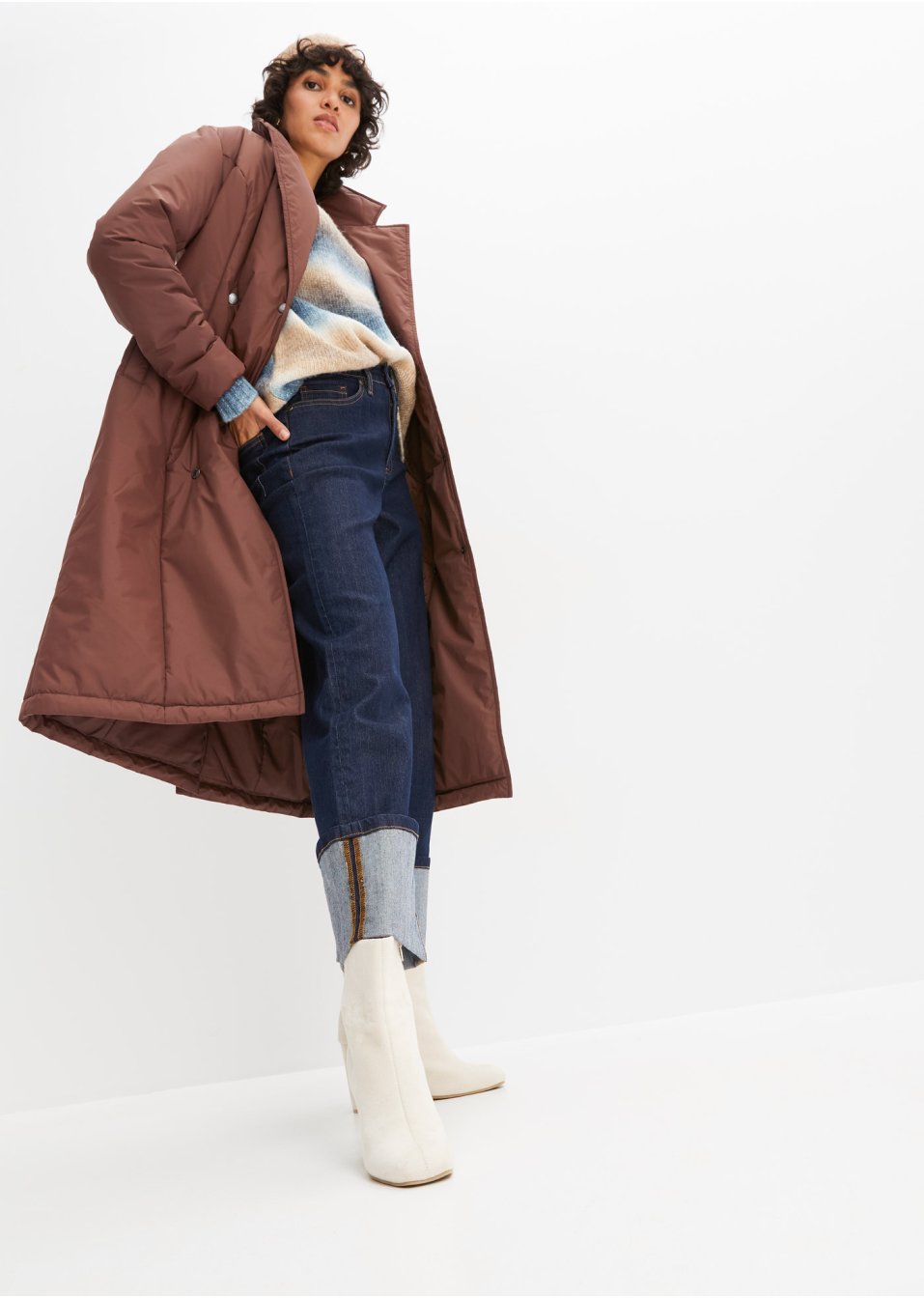 Trench-coat matelassé