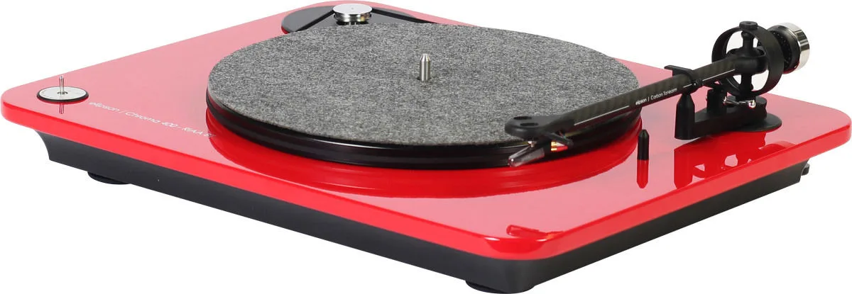 Elipson Chroma 400 RIAA BT Rouge laqué Platines vinyle hi-fi