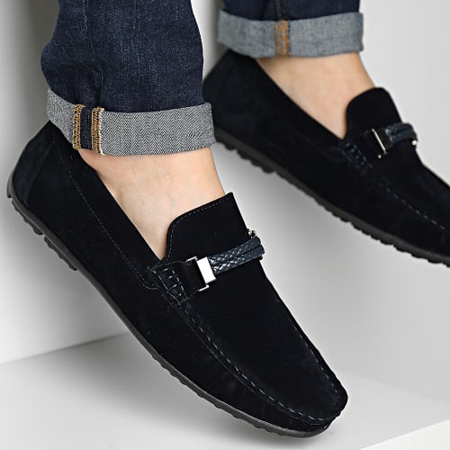 Mocassins Bleu Marine
