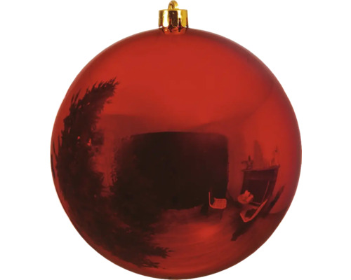 Lafiora kerstbal Ø 20 cm glanzend rood