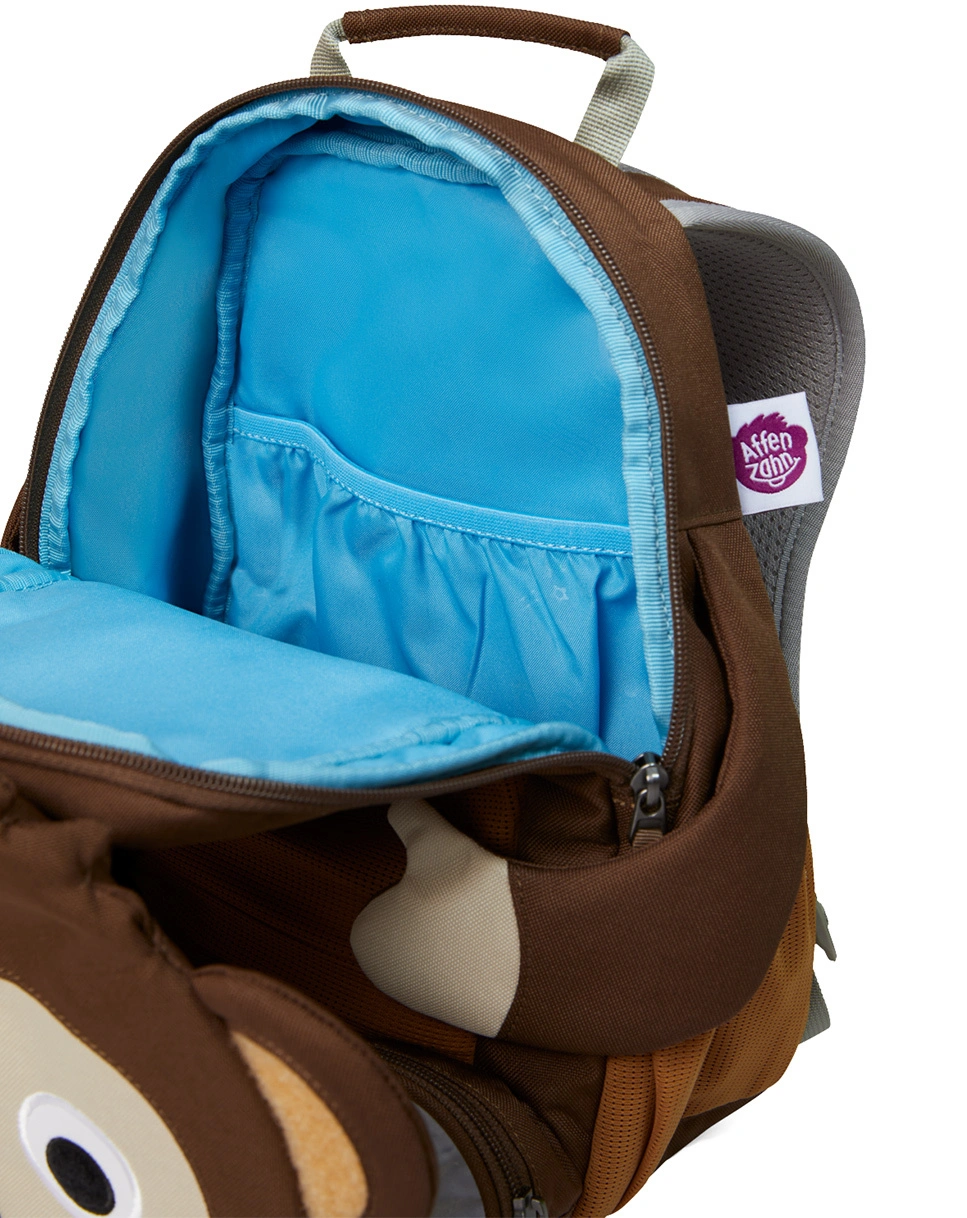 Kinderrucksack GROßER FREUND  AFFENZAHN (20x31x12) in braun