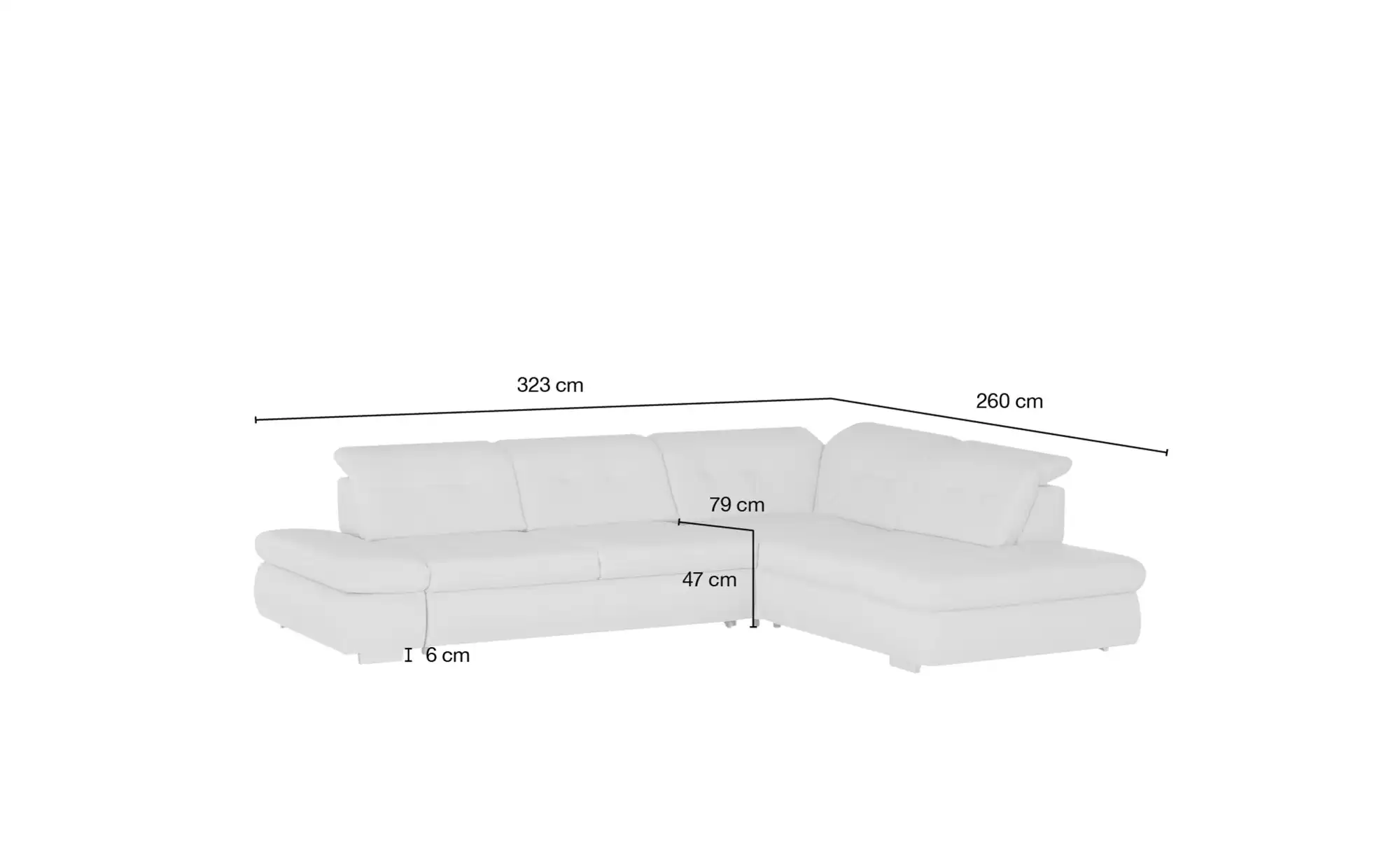 Lounge Collection Ecksofa Leder Spencer