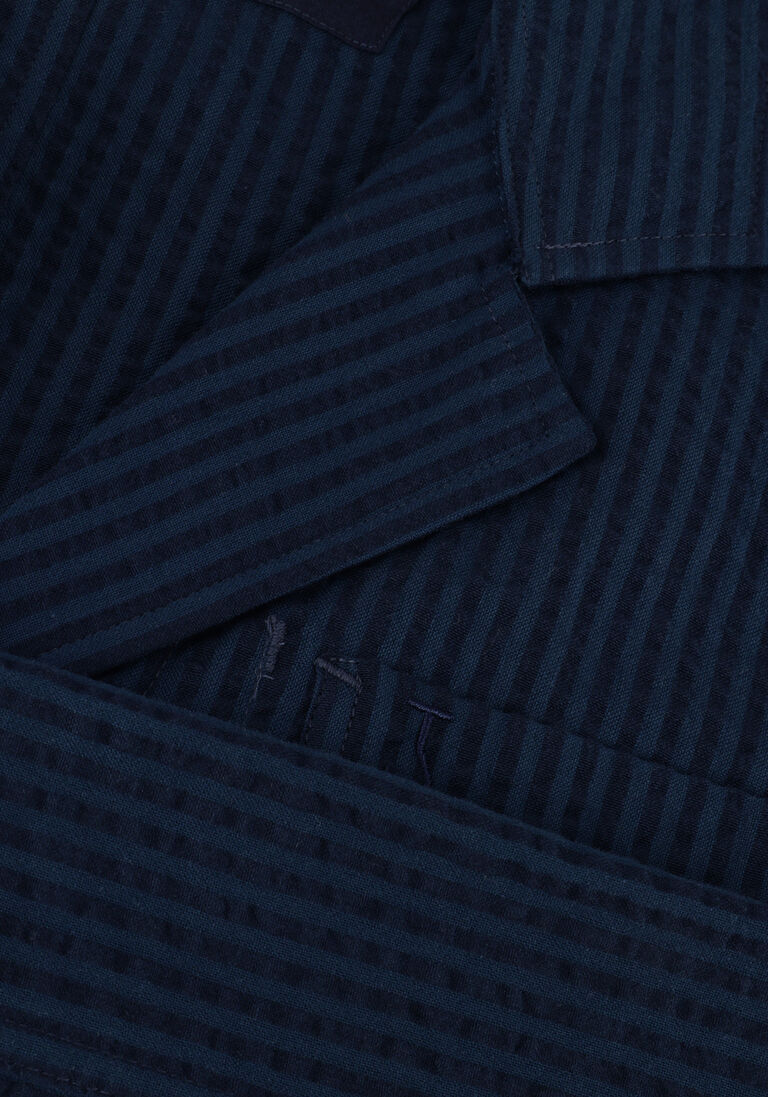 BUTCHER OF BLUE blauwe butcher of blue  worker seersucker blazer