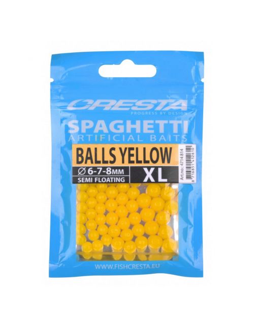 Cresta Spaghetti Balls Yellow Xl - Aas -