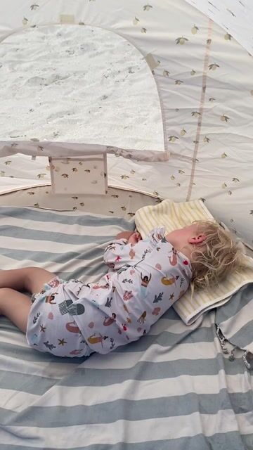 UV Telt Baby, Stort – Strandtelt Pop-up UV50+ | 125×115 cm