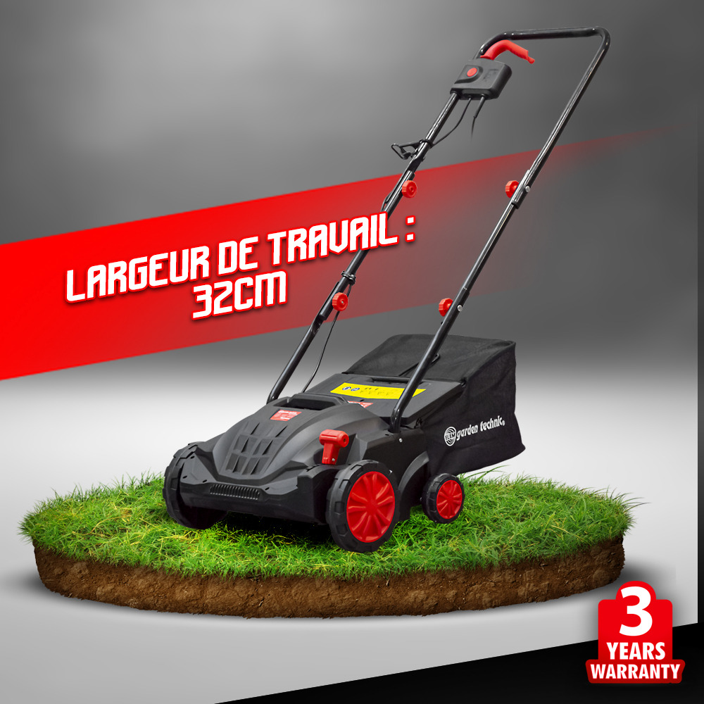 Scarificateur émousseur électrique 1500w - 32cm