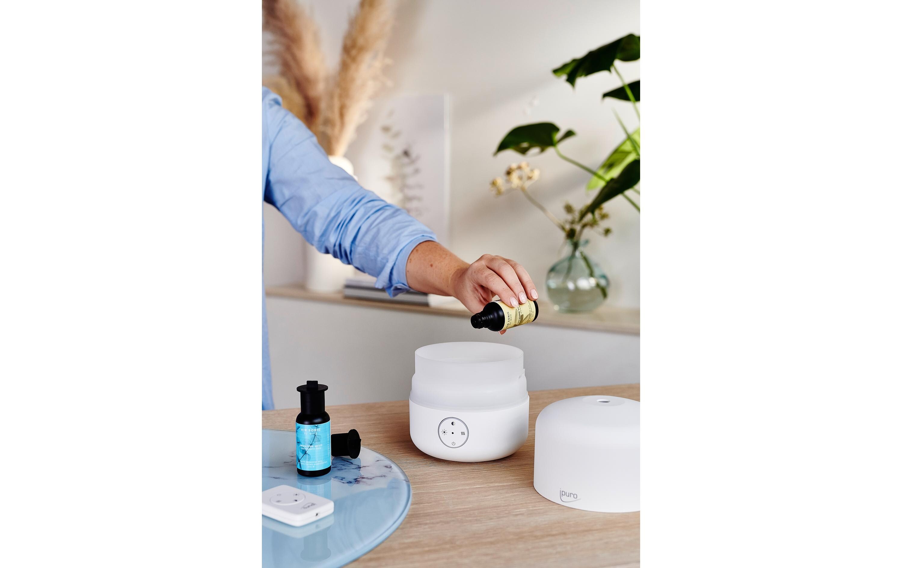 Aromavernebler Air Sonic Good Mood WeissDuftverdampfer mit Fernbedienung