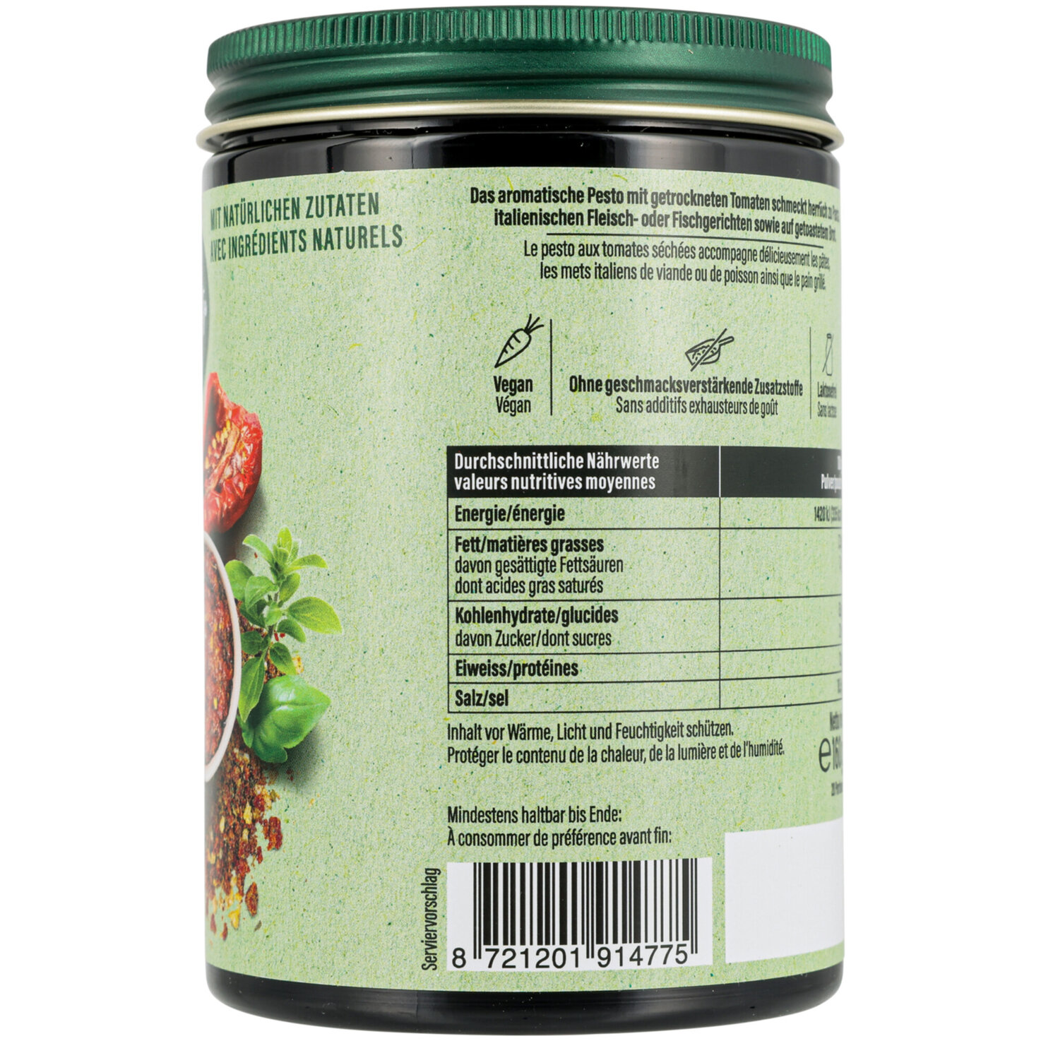 Oswald Naturschätze Pesto Pomodori secchi