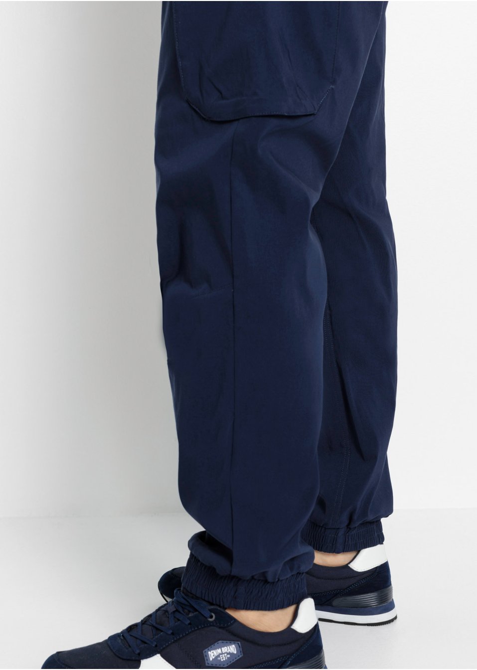 Pantalon taille extensible avec poches cargo Regular Fit, Straight