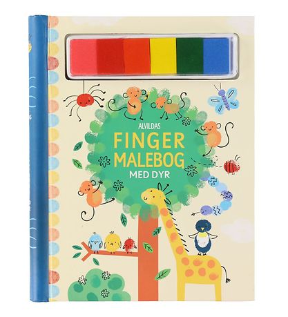 Alvilda Buch - Fingermalebog med dyr - Dänisch