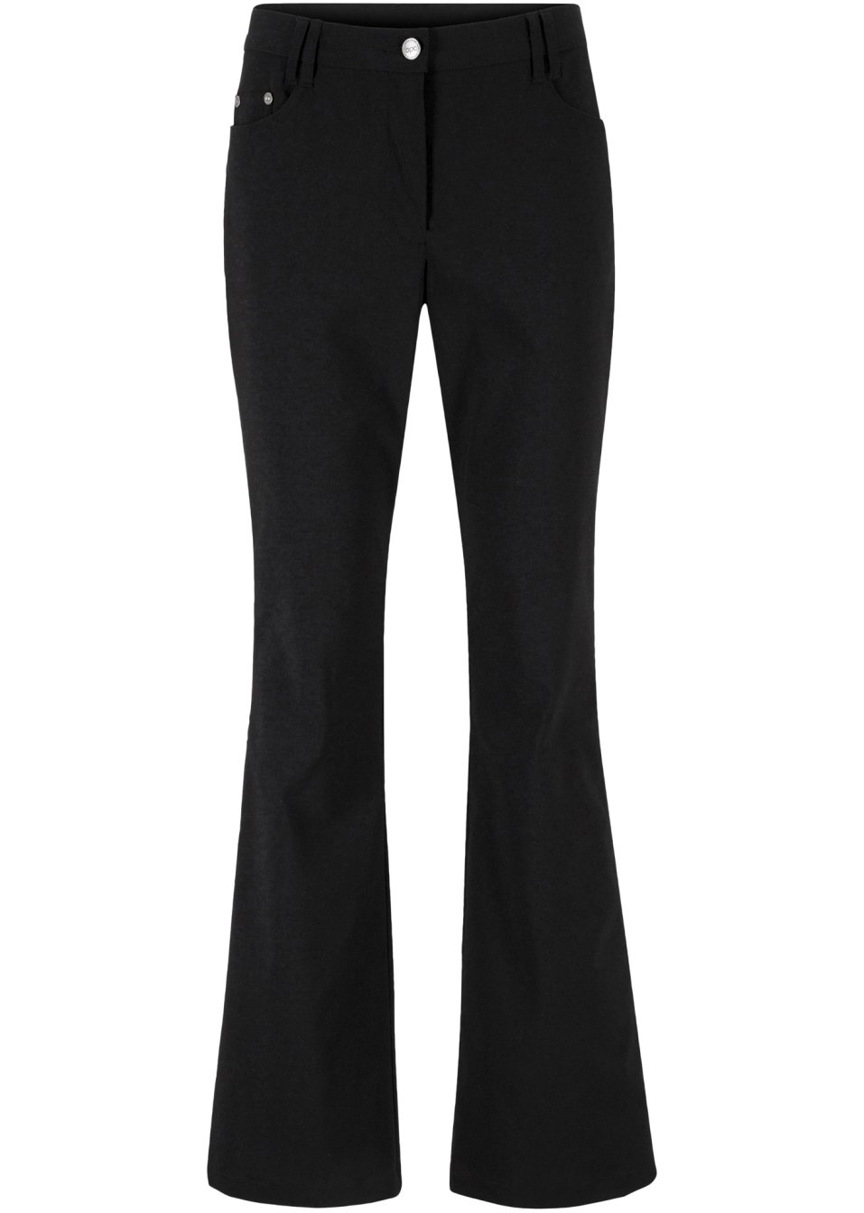 Pantalon extensible bengaline avec taille ajustable, Flared