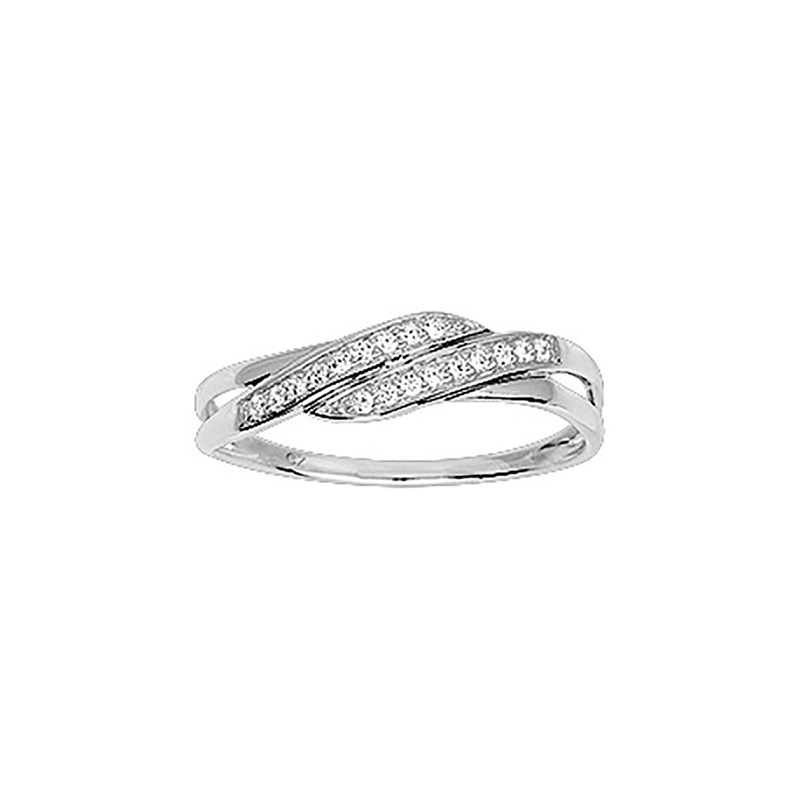 Bague Femme - Oxyde de zirconium - Or 18 Carats
