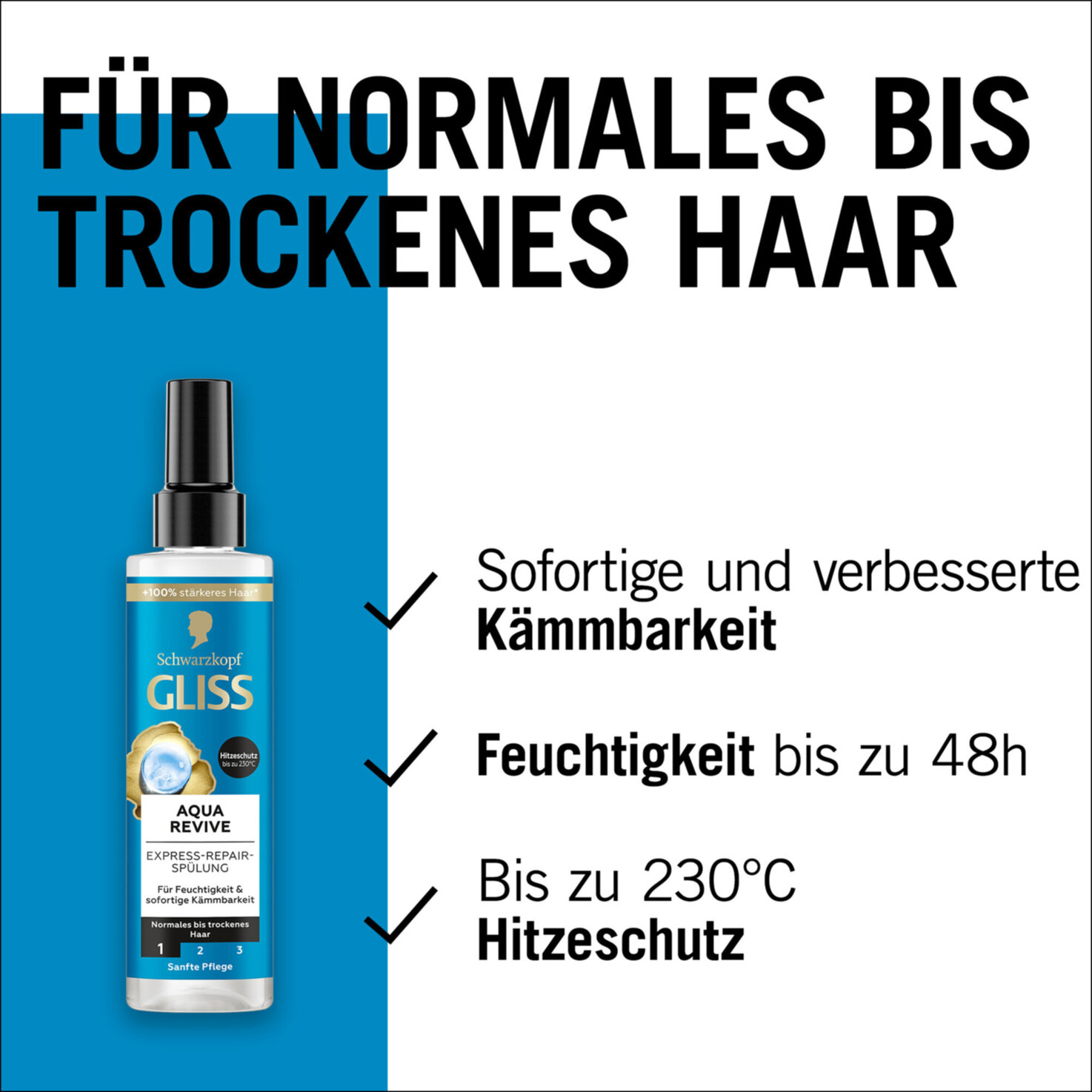 Schwarzkopf Gliss Express-Repair-Spülung Aqua Revive
