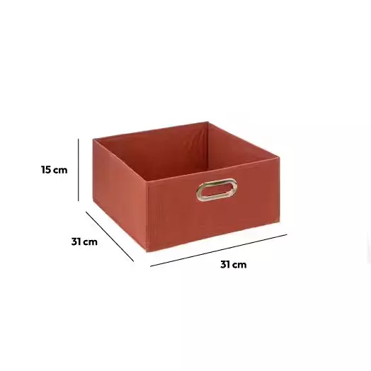 Panier de rangement ( 31 x 15 cm) Helena Terre de Sienne