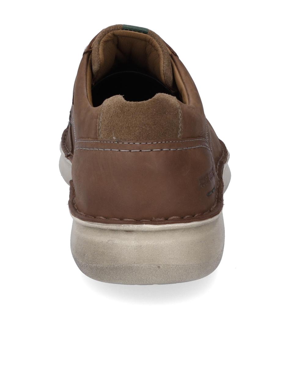 Halbschuh Alan 03, tabak-kombi