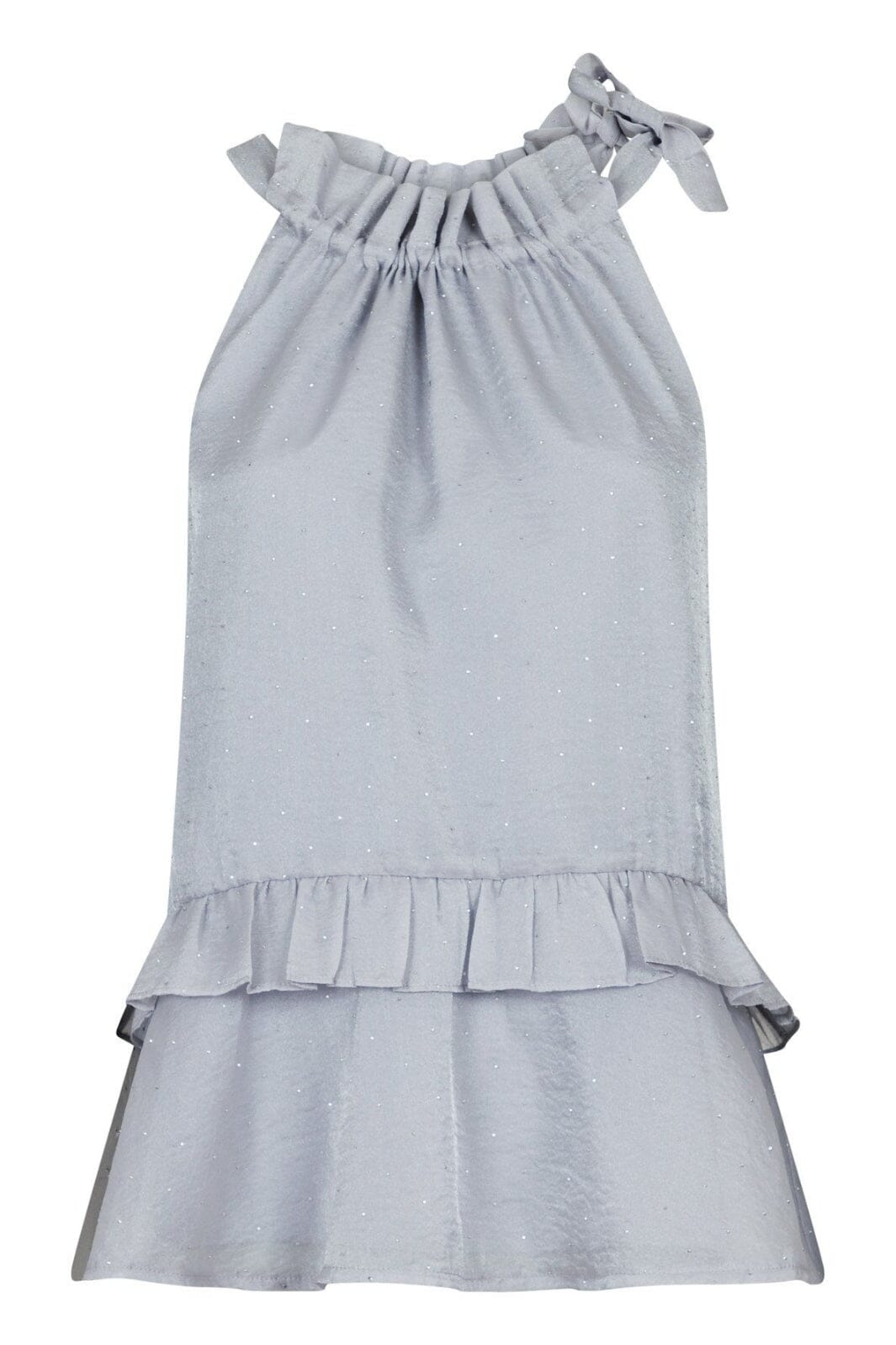 Neo Noir Margy Bedazzled Top grey