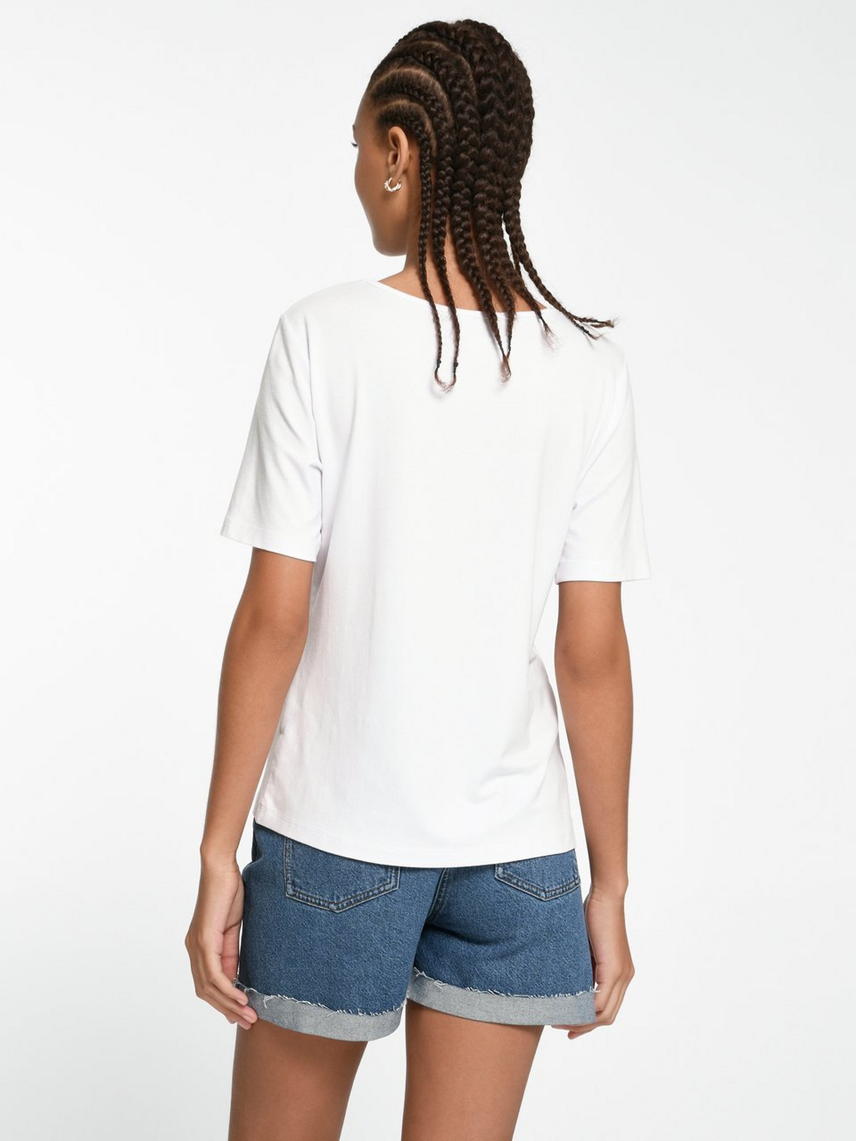 Rundhals-Shirt