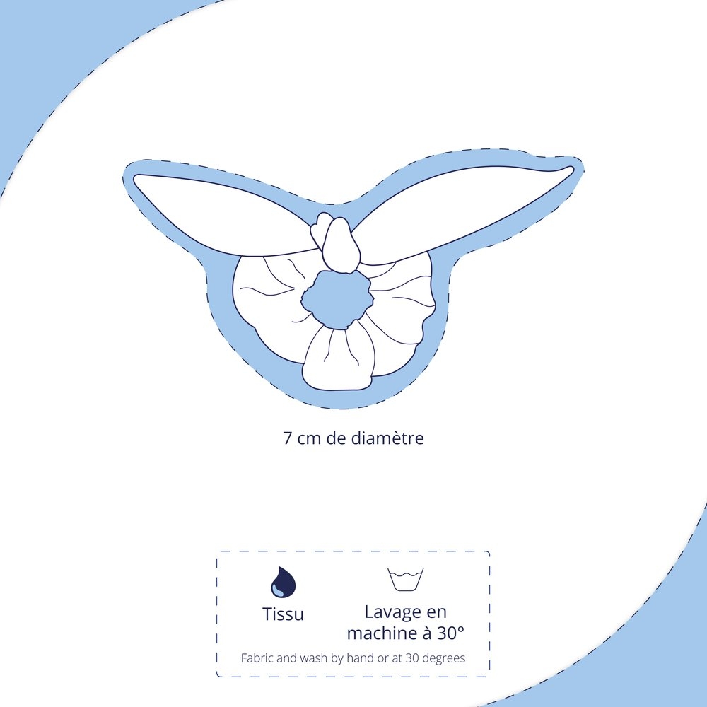 Chouchou Nœud Forêt De Plumes