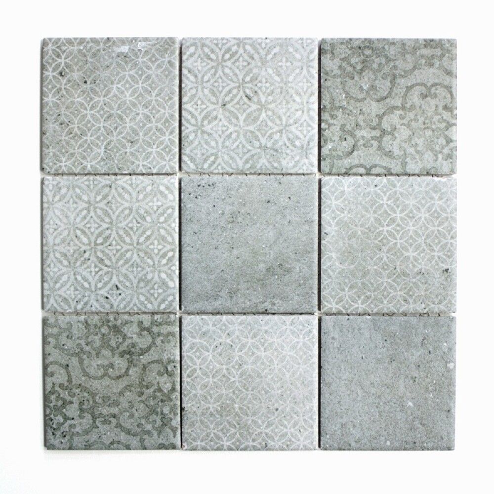MOSAIKK SQUARE SHABBY CHIC GREY CELLO