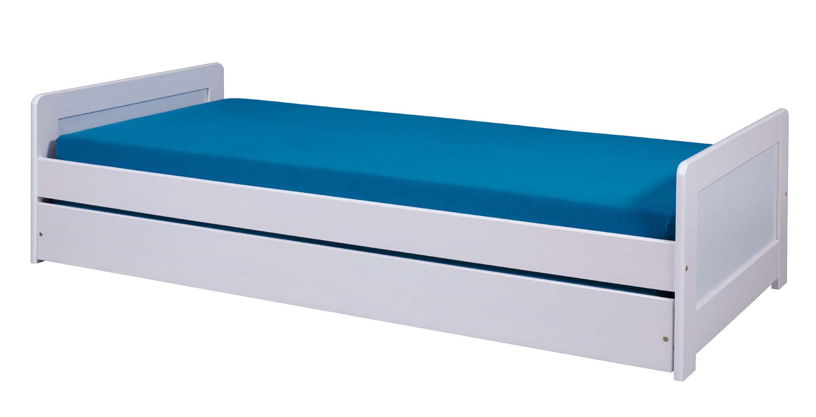 Stauraum-/Funktionsbett DANNY 90 x 190 cm weiß