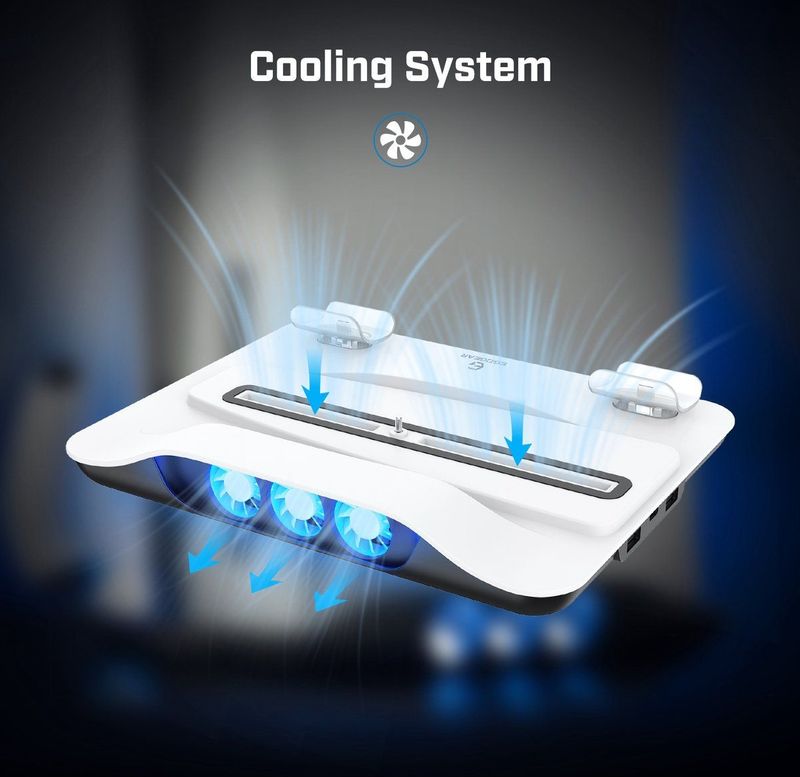 EgoGear - Oplaadstation - Geschikt voor PS5 - Koeling - USB-C