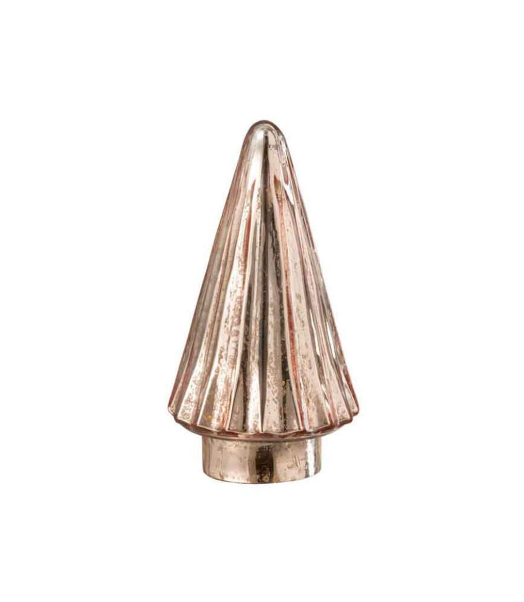 Paris Prix - Sapin De Noël En Verre led 19cm Rose