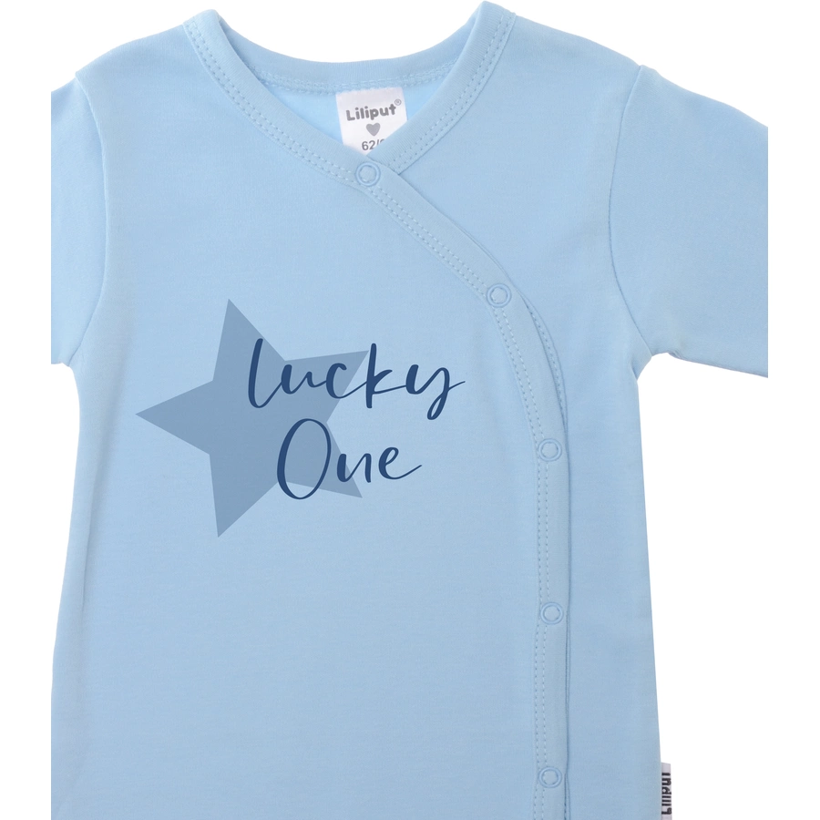 Liliput Jumpsuit mit Mütze Lucky one hellblau