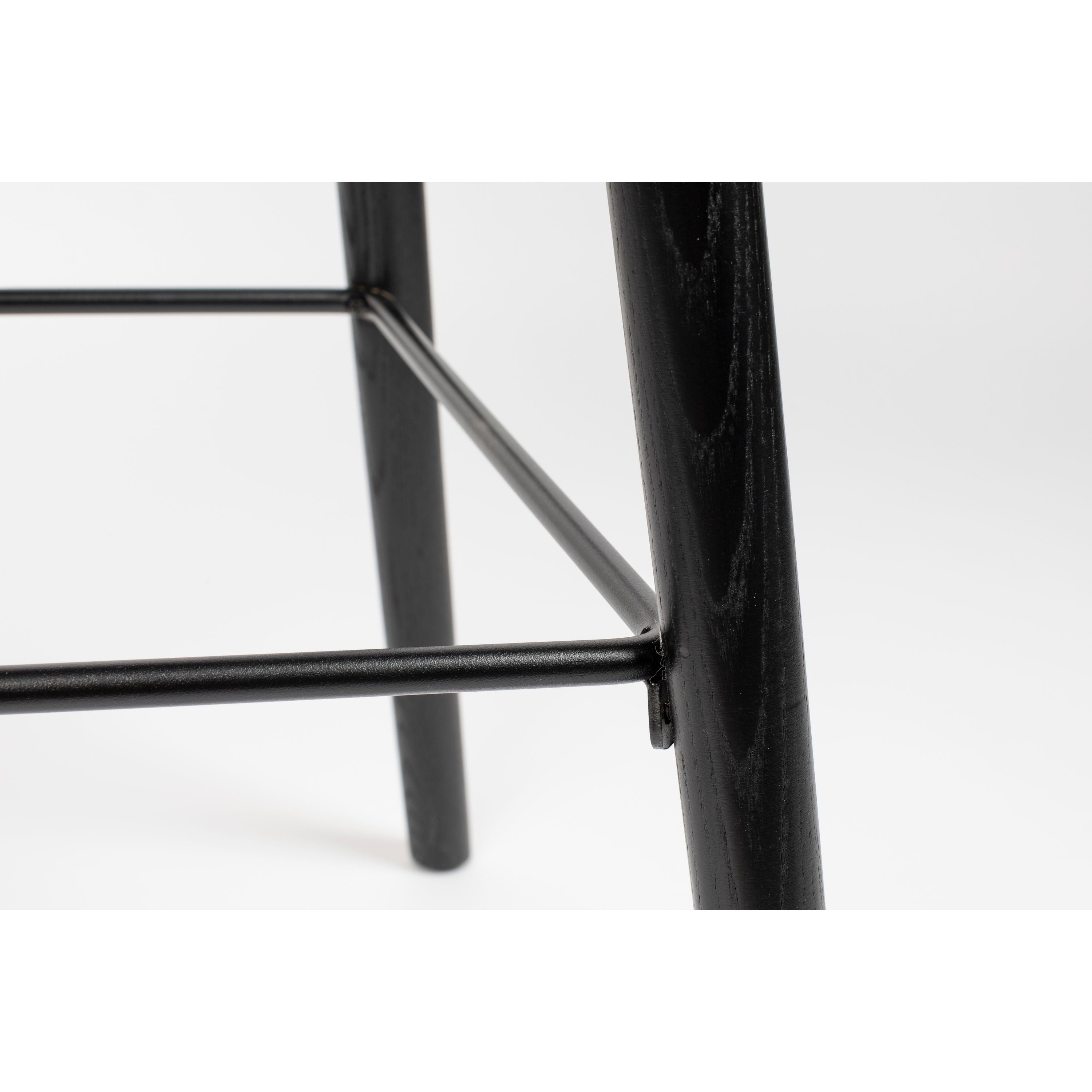 Zuiver Albert Kuip Barkrukken 65 cm Zwart - Set van 2
