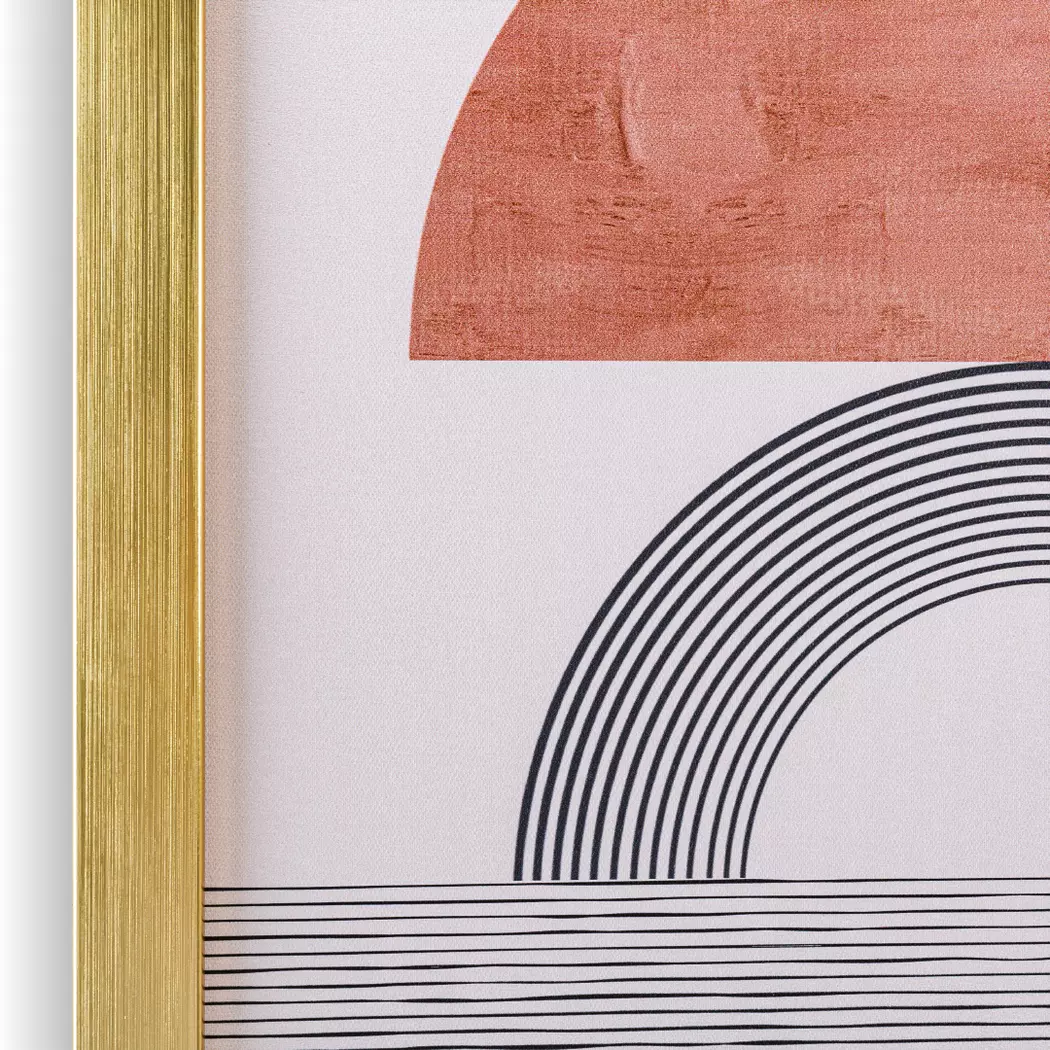 Wandbild 45 x 60 cm Golden Round II