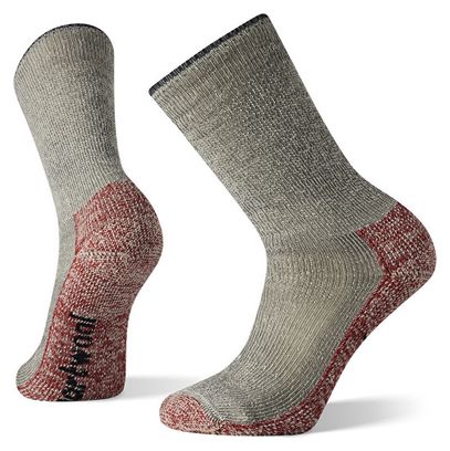 Chaussettes Smartwool Classic Edition Maximum Cushion Crew Gris/Rouge