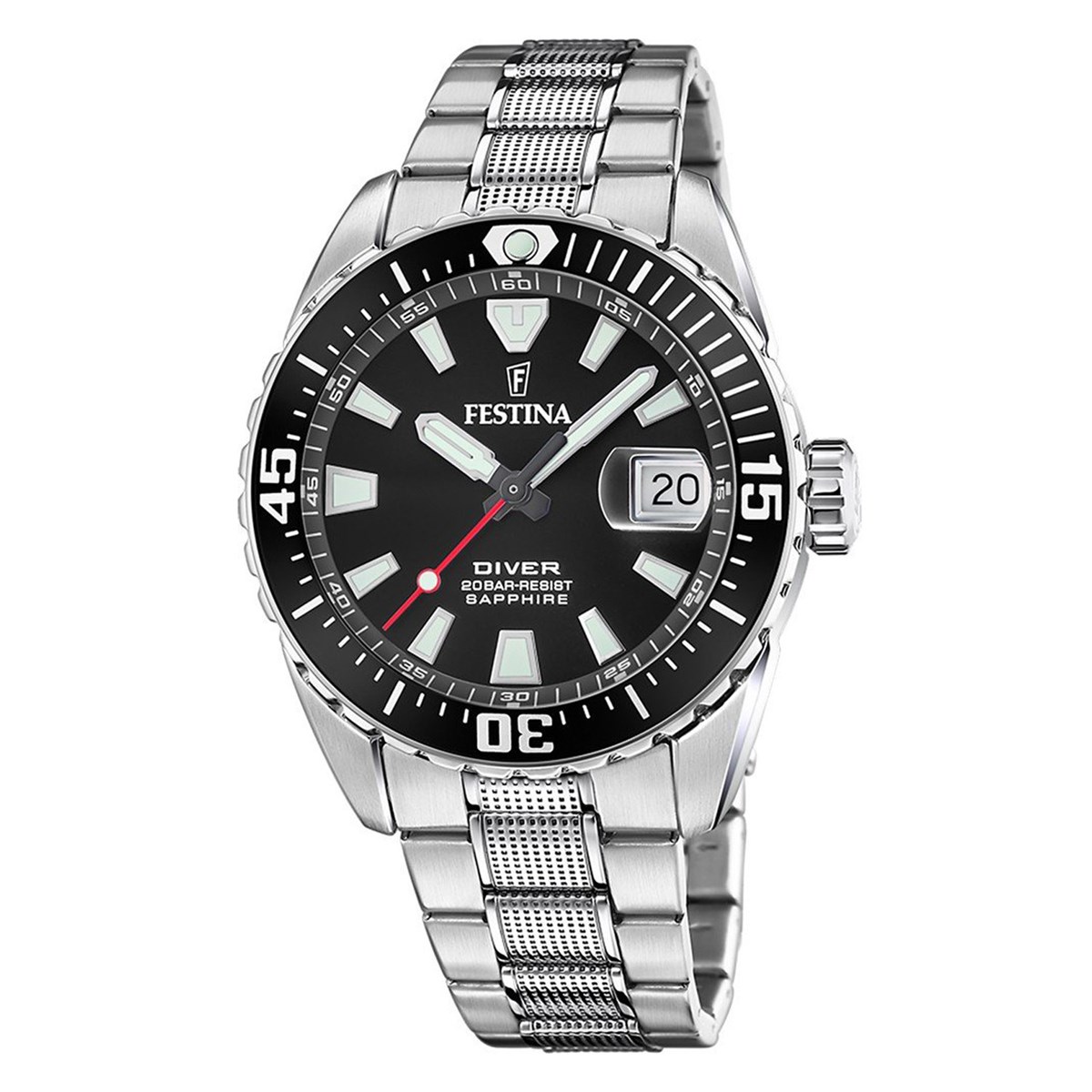 Montre Festina The Originals acier cadran noir
