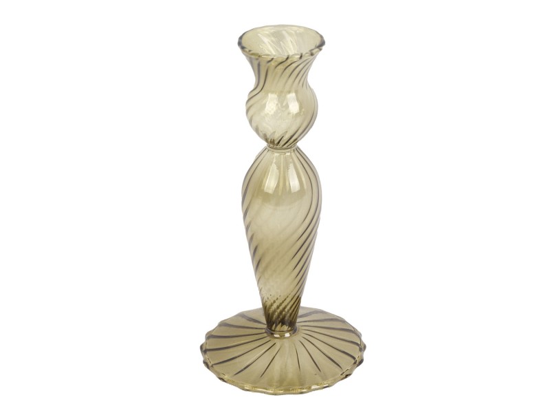 Candle Holder Swirl PT3729BK Black