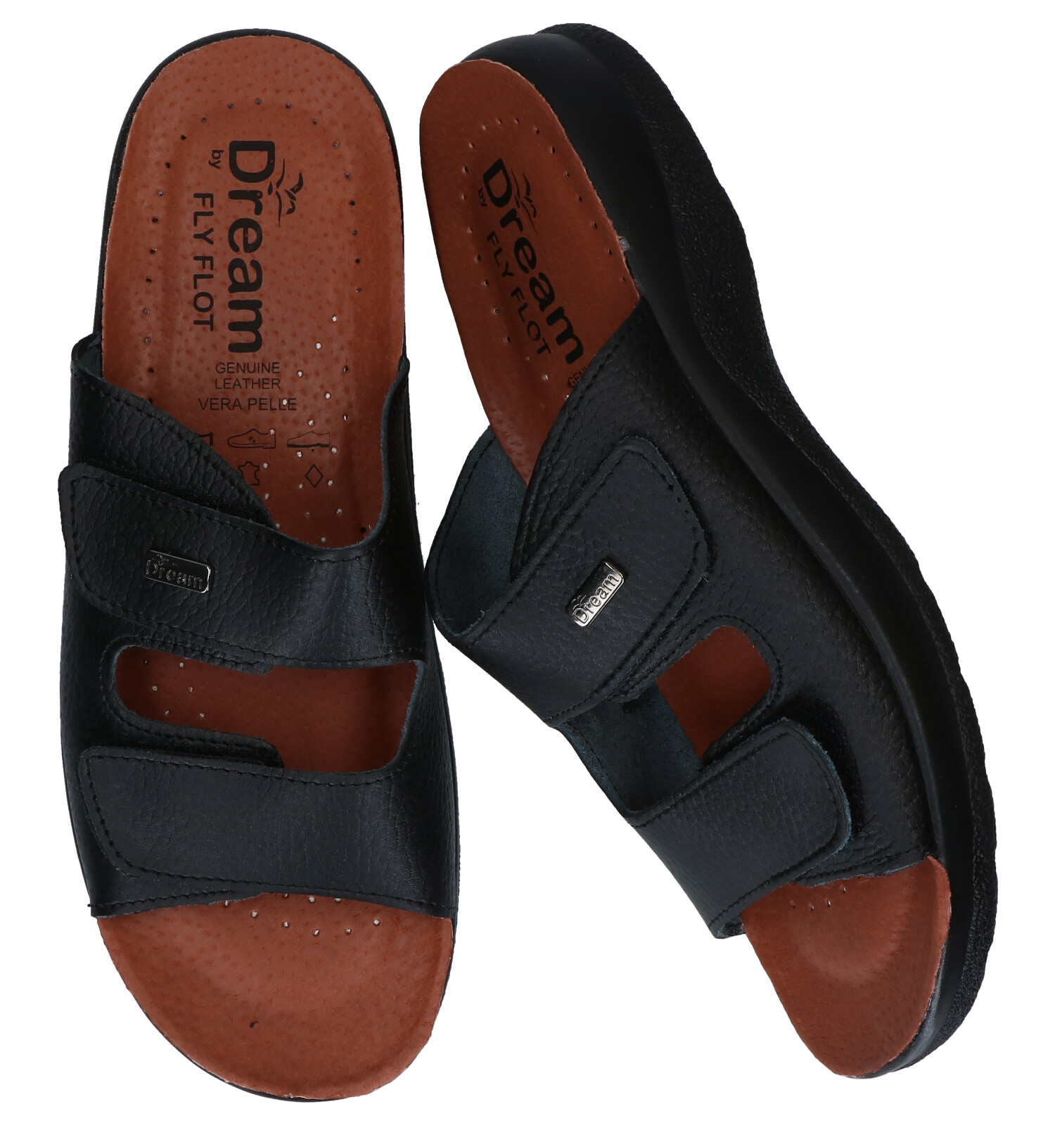Slippers zwart