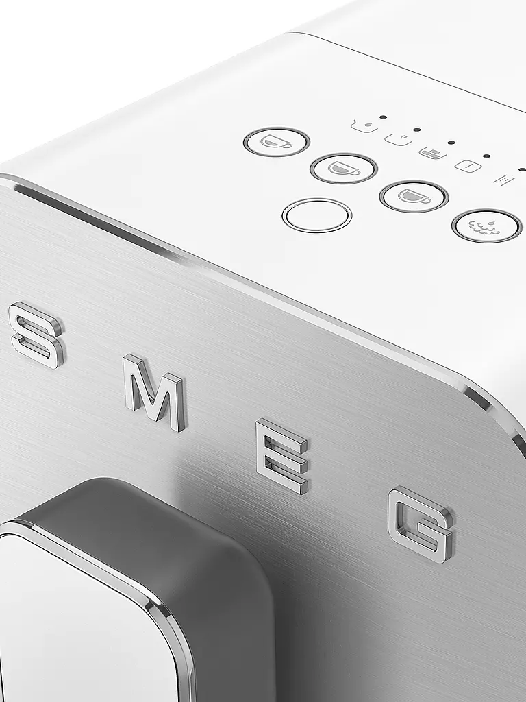 SMEG Kaffeevollautomat BCC12WHMEU 50's Style Weiss / Matt weiss