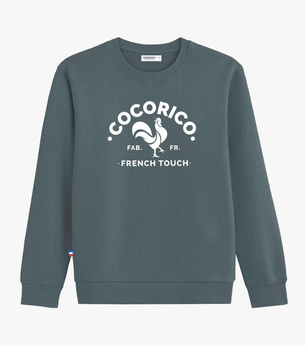 Sweat Homme Sauge - Coq Francais