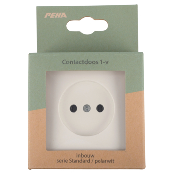Peha Standard Stopcontact Enkel Wit