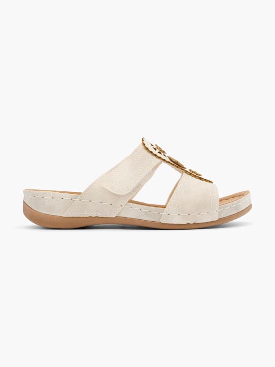 Easy Street Offener Hausschuh Offwhite