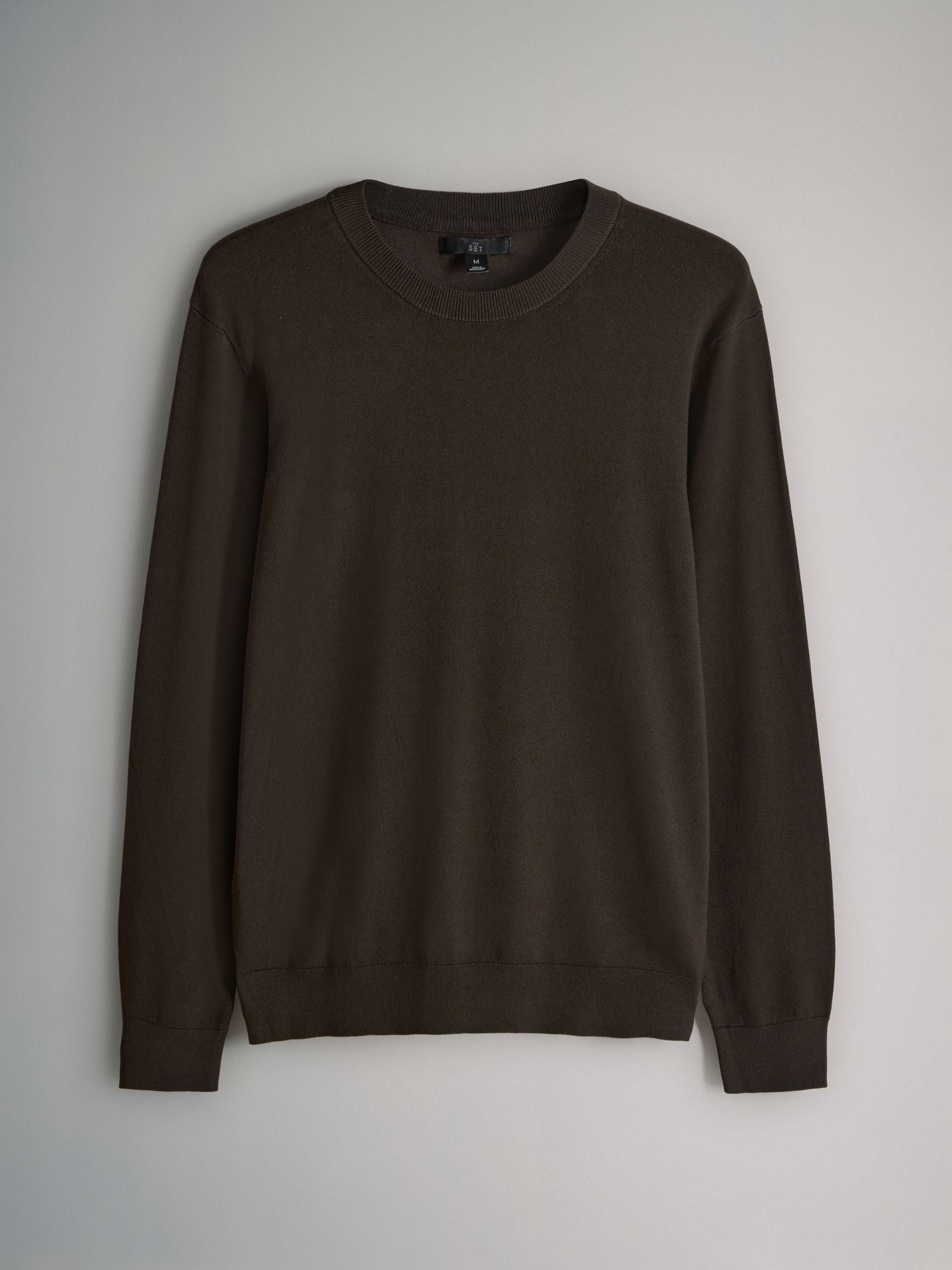 The Set 3 Pack Long Sleeve Knitted Crew Jumpers
