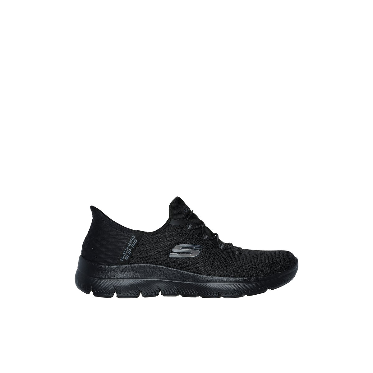 2X les points-Summits2-l-Baskets - Talon plat - Noir/Noir