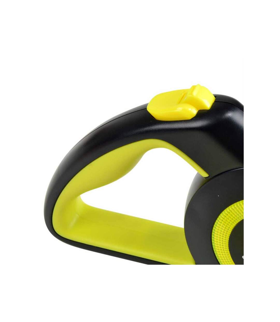 Paris Prix - Laisse Rétractable Chien réfléchissant 16cm Jaune