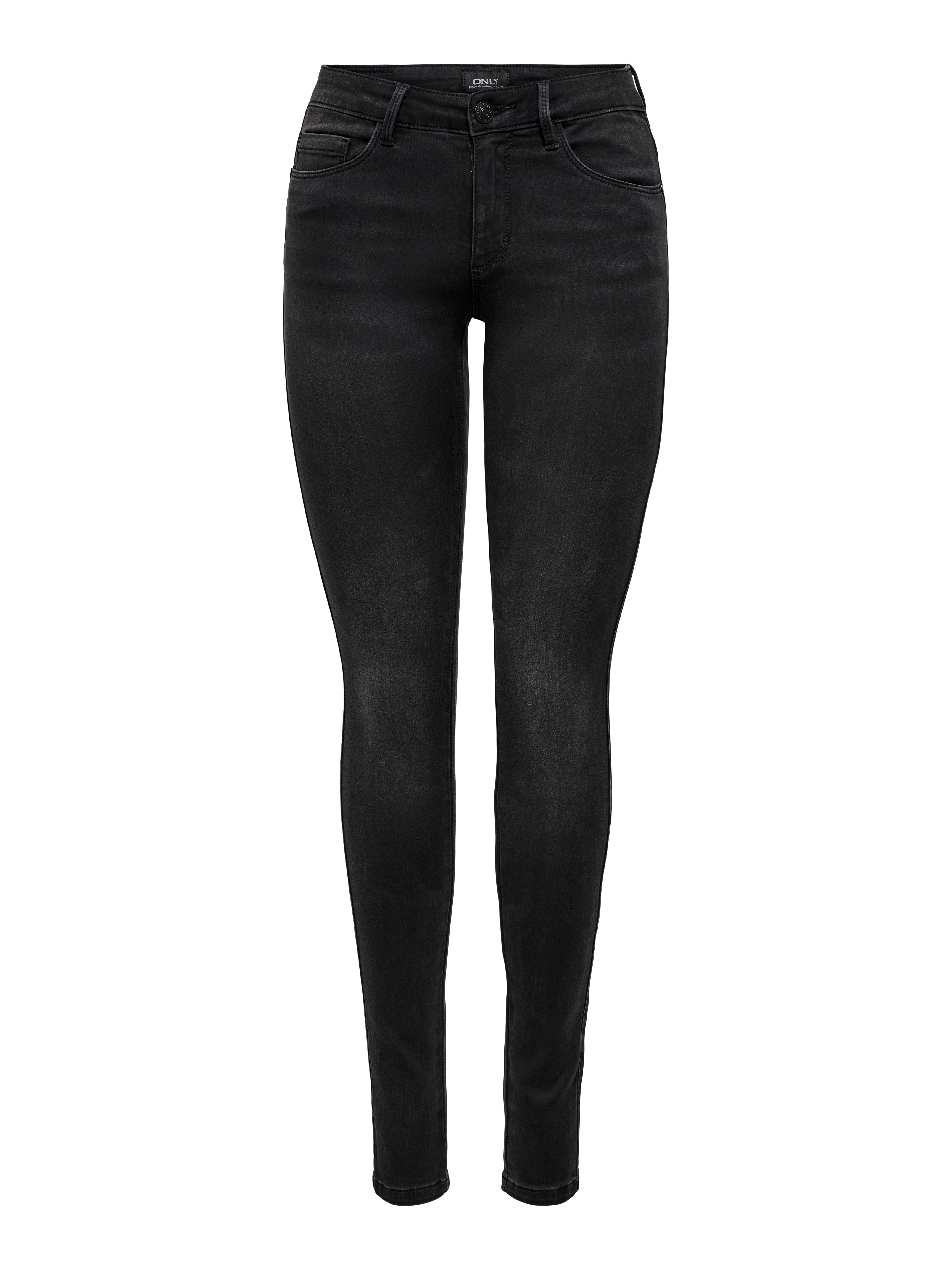 ONLROYAL Mittlere Taille Skinny Fit Jeans Black Denim