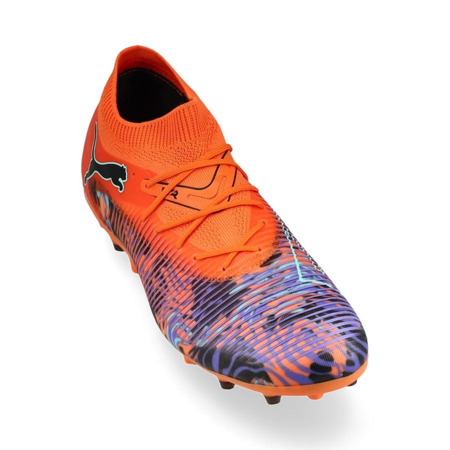 PUMA Future 8 Match MG Creativity - Orange Poppy/Dark Amethyst/Bleu/Noir ÉDITION LIMITÉE