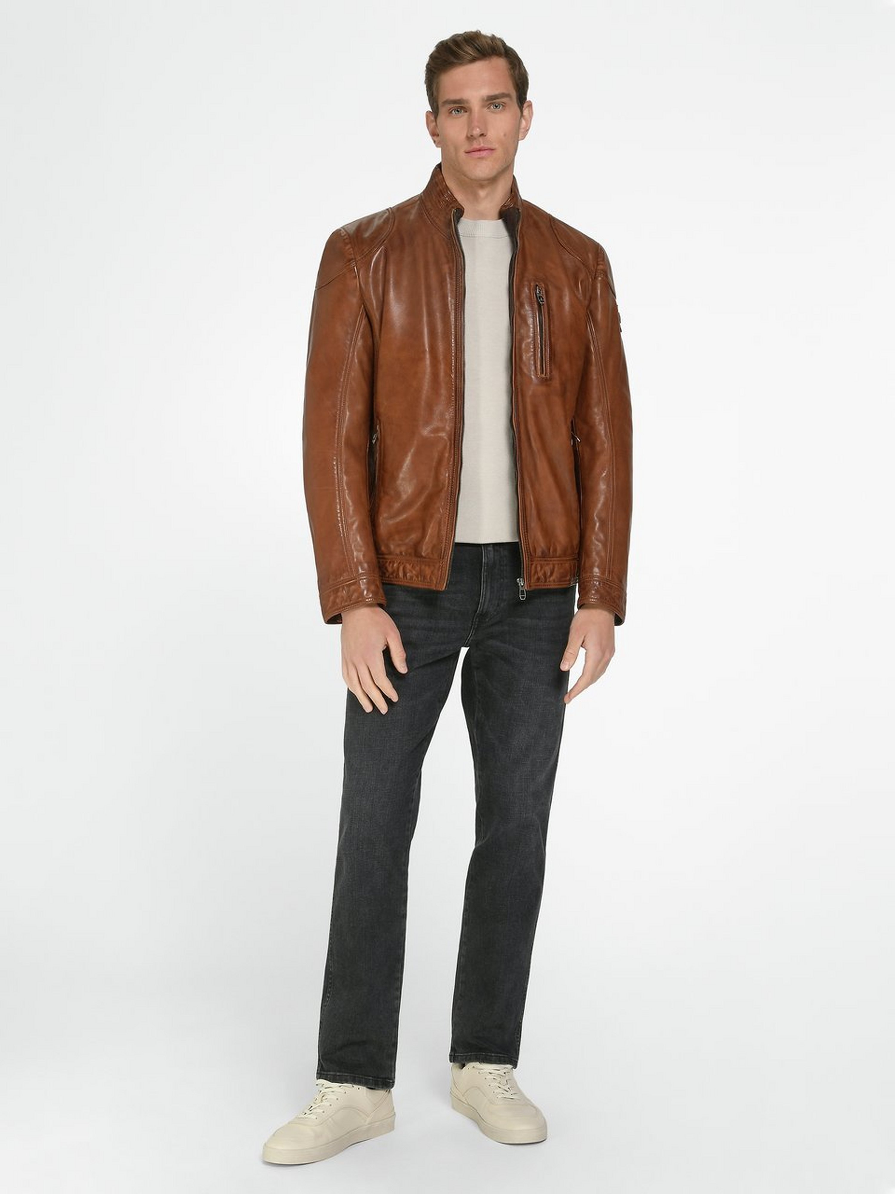 Lederjacke