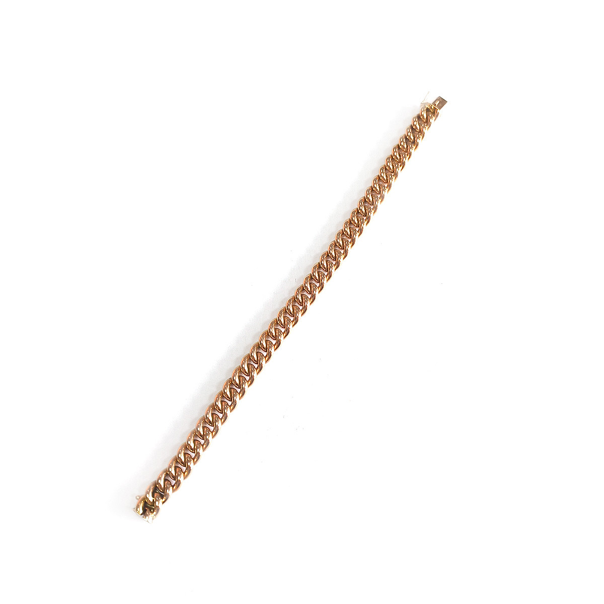 Bracelet d'occasion or 750 jaune maille fantaise 23 cm