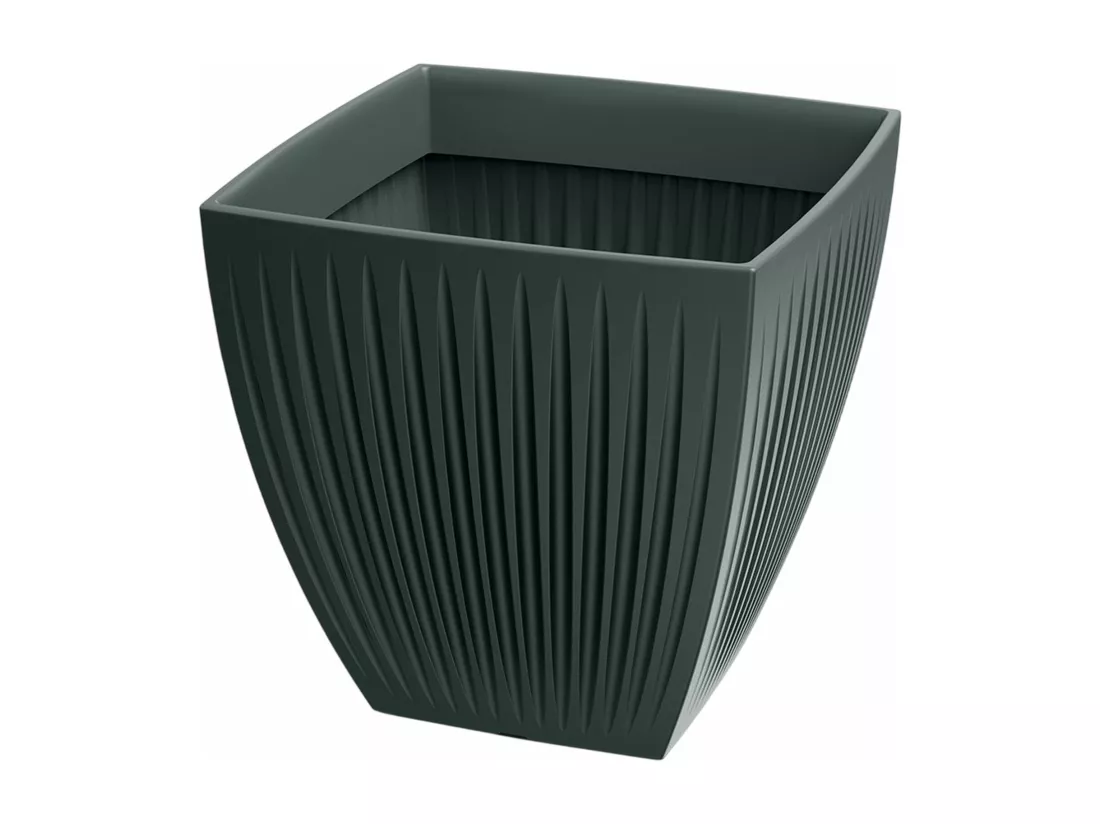 Pot de Fleur Latia Carré MIDL Ø40x40 Anthracite