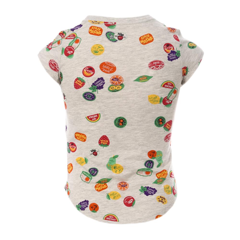 Nike T-shirt Gris/Vert Fille Nike Sole
