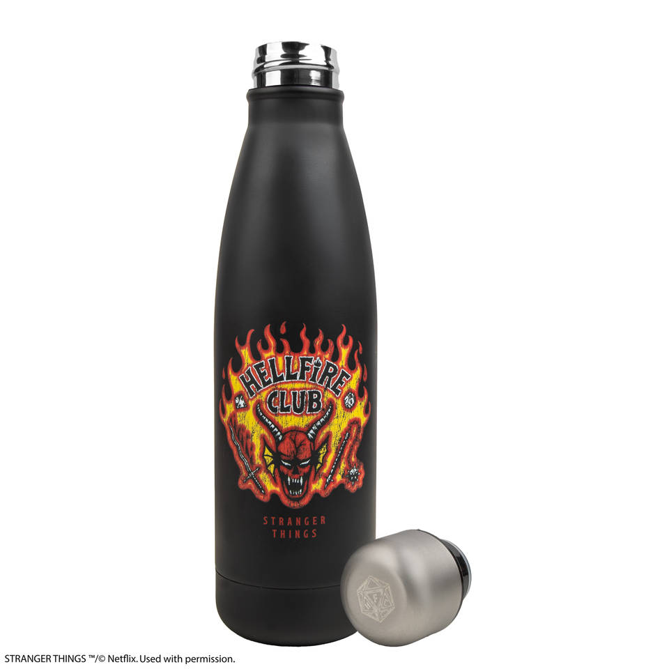 Stranger Things Hellfire Club rvs waterfles - 500 ml