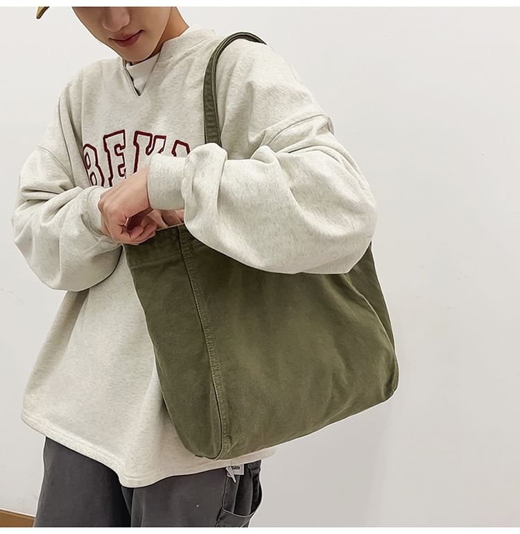 Hikuozy - Effen canvas tas